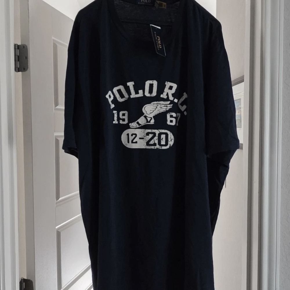 Polo by Ralph Lauren Men's Black Graphic Tee